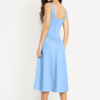 Fit & Flare Sleeveless Midi Dress